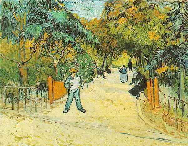 Vincent Van Gogh Entrance to the Public Park in Arles China oil painting art